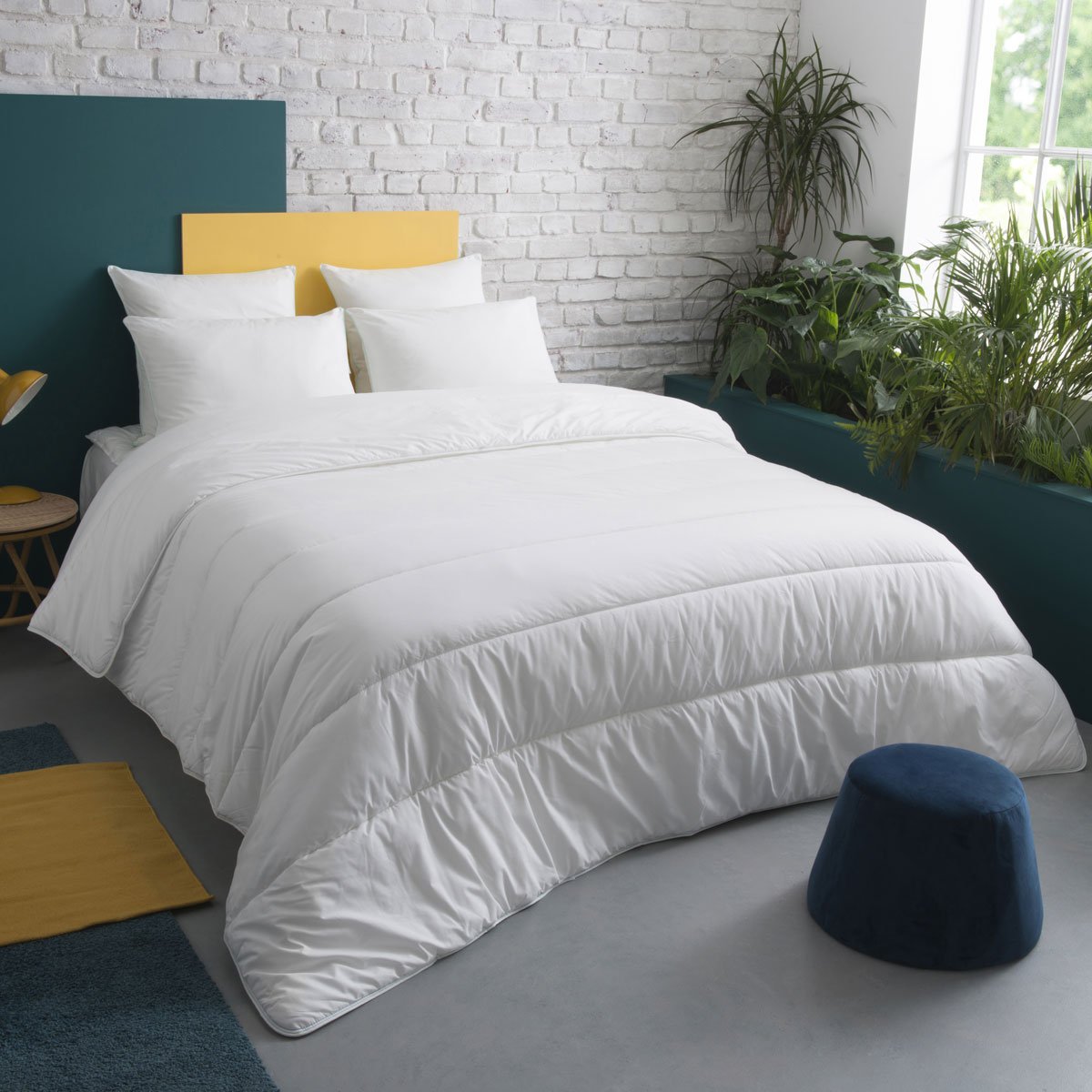 Couette Fibre recycl&eacute;e au gonflant durable - coton Bio Odette