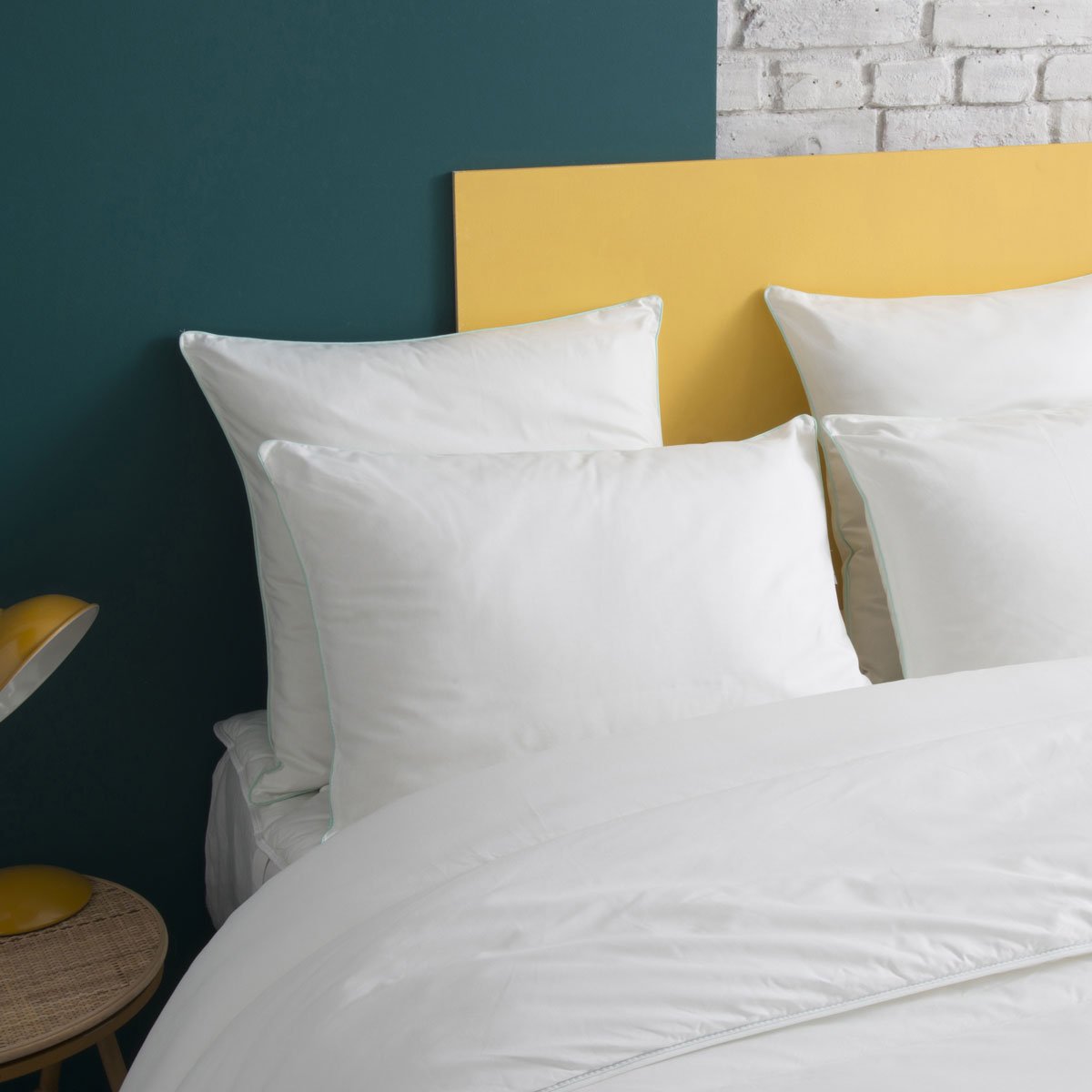 Oreiller Fibre recycl&eacute;e au gonflant durable - coton bio F&eacute;lix
