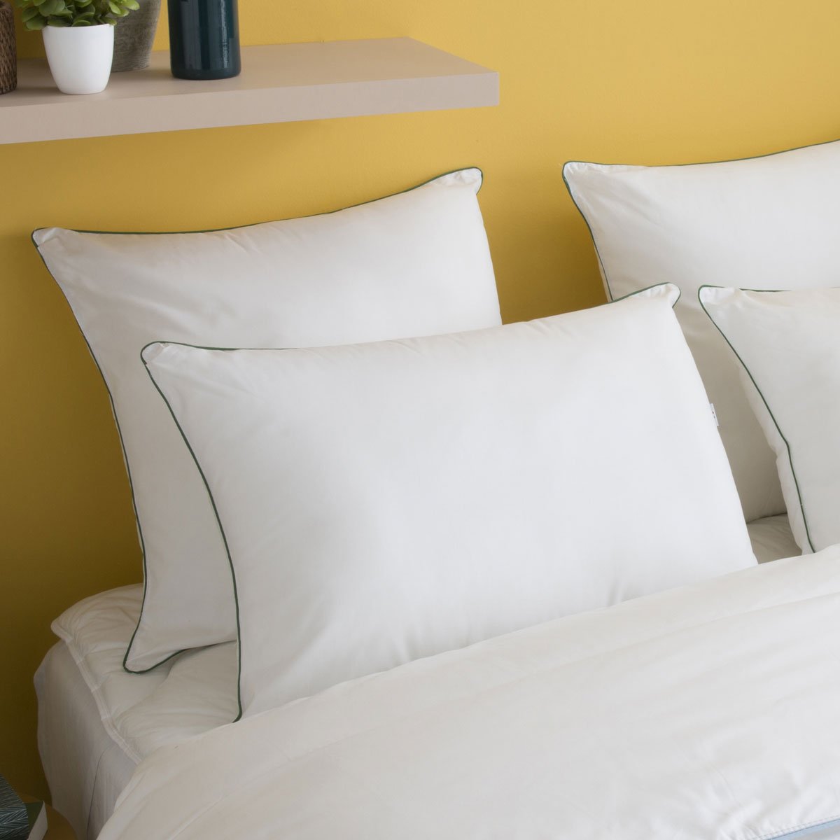 Oreiller Fibre recyl&eacute;e respirante - coton tencel Andr&eacute;