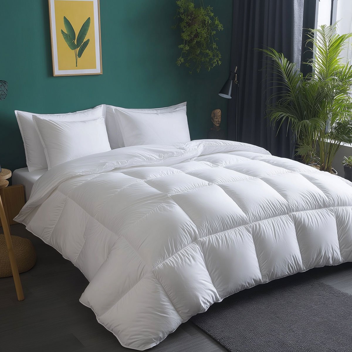 Couette Tempérée 80% Duvet - Coton Gaëlle