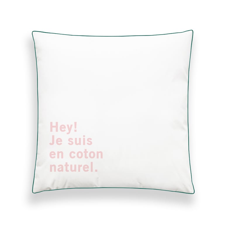 oreiller coton naturel