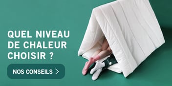 Choisir le niveau de chaleur de sa couette